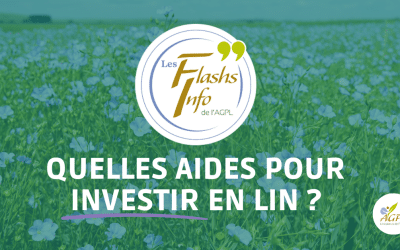 Quelles aides pour investir en lin ?